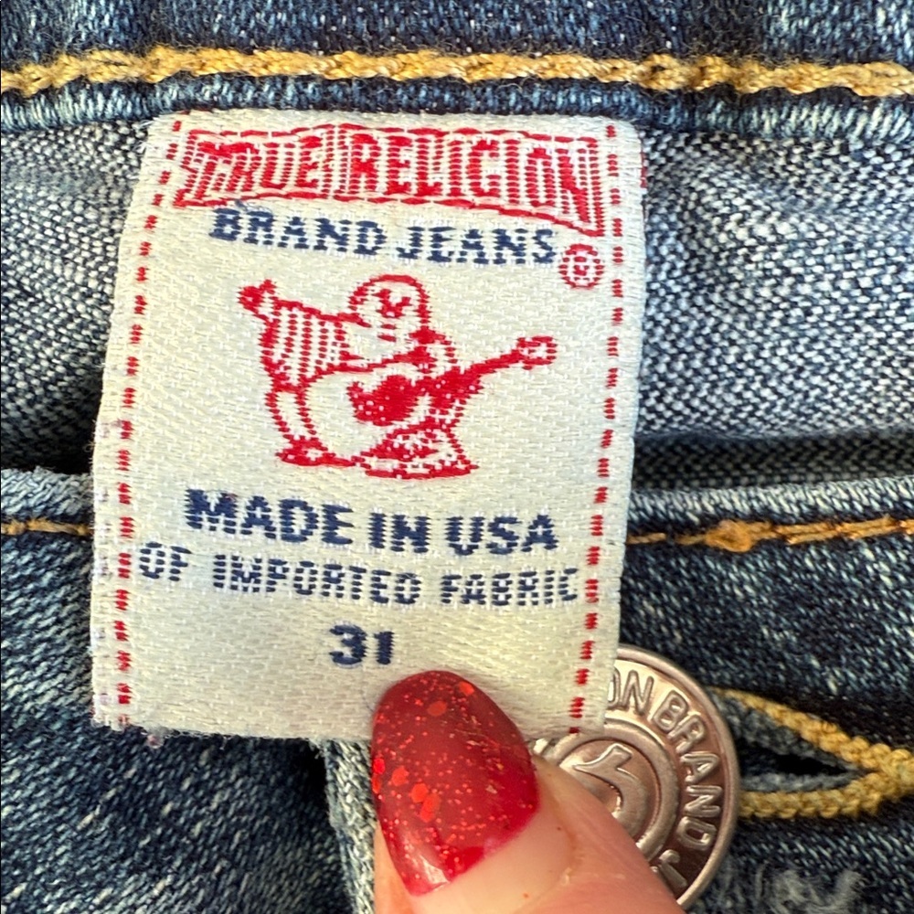 True religion, Stella size 31 skinny jeans Classic Blue Denim Jeans - Picture 8 of 16
